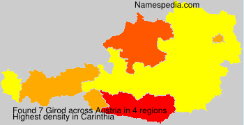 Surname Girod in Austria Surname Girod in Austria