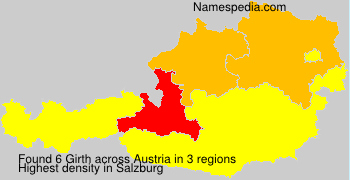 Surname Girth in Austria Surname Girth in Austria