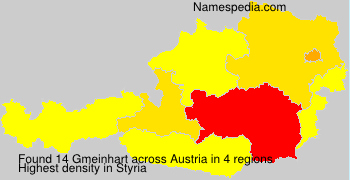 Surname Gmeinhart in Austria Surname Gmeinhart in Austria
