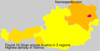 Surname Gnan in Austria Surname Gnan in Austria