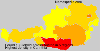 Surname Gobold in Austria Surname Gobold in Austria