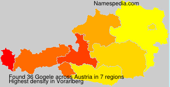 Surname Gogele in Austria Surname Gogele in Austria