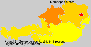 Surname Gokce in Austria