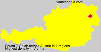 Surname Golab in Austria