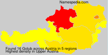 Surname Golub in Austria Surname Golub in Austria