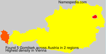 Surname Gomilsek in Austria Surname Gomilsek in Austria