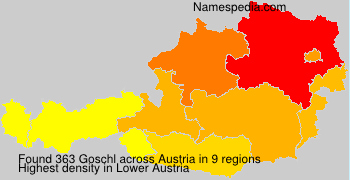 Surname Goschl in Austria Surname Goschl in Austria