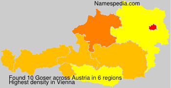 Surname Goser in Austria Surname Goser in Austria