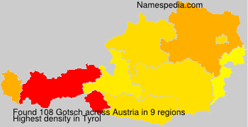 Surname Gotsch in Austria Surname Gotsch in Austria