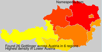 Surname Gottlinger in Austria Surname Gottlinger in Austria
