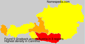 Surname Gradsack in Austria Surname Gradsack in Austria