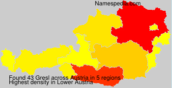 Surname Gresl in Austria Surname Gresl in Austria
