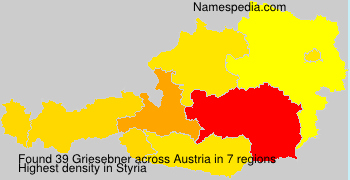 Surname Griesebner in Austria Surname Griesebner in Austria