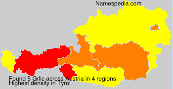 Surname Grlic in Austria