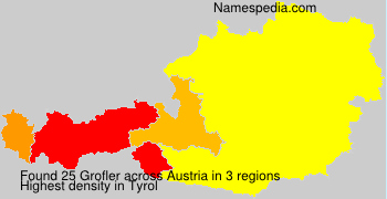 Surname Grofler in Austria Surname Grofler in Austria