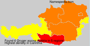 Surname Gruger in Austria Surname Gruger in Austria