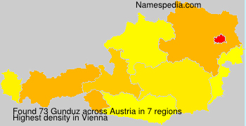 Surname Gunduz in Austria Surname Gunduz in Austria