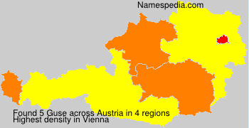 Surname Guse in Austria Surname Guse in Austria