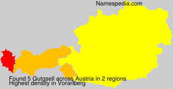 Surname Gutgsell in Austria Surname Gutgsell in Austria