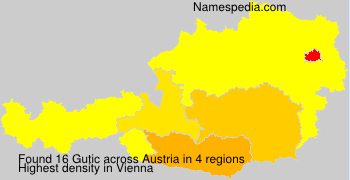 Surname Gutic in Austria Surname Gutic in Austria
