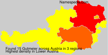 Surname Gutmeier in Austria Surname Gutmeier in Austria