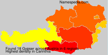 Surname Gypser in Austria Surname Gypser in Austria