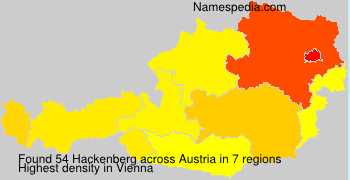 Surname Hackenberg in Austria Surname Hackenberg in Austria