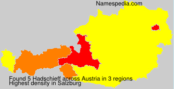 Surname Hadschieff in Austria Surname Hadschieff in Austria
