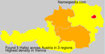 Surname Hafez in Austria Surname Hafez in Austria