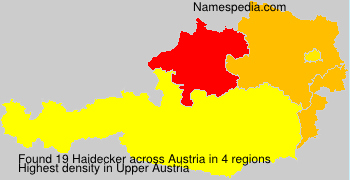 Surname Haidecker in Austria Surname Haidecker in Austria