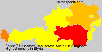 Surname Haidenschuster in Austria Surname Haidenschuster in Austria