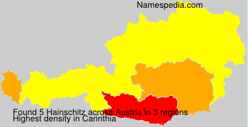 Surname Hainschitz in Austria Surname Hainschitz in Austria