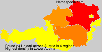 Surname Hajdari in Austria Surname Hajdari in Austria