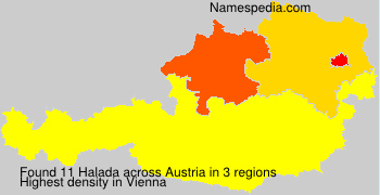 Surname Halada in Austria Surname Halada in Austria