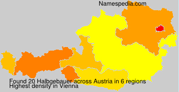 Surname Halbgebauer in Austria Surname Halbgebauer in Austria