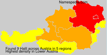 Surname Halil in Austria Surname Halil in Austria