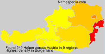 Surname Halper in Austria Surname Halper in Austria