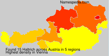 Surname Haltrich in Austria Surname Haltrich in Austria