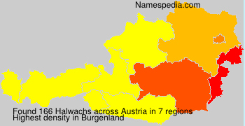 Surname Halwachs in Austria Surname Halwachs in Austria