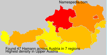 Surname Hamann in Austria