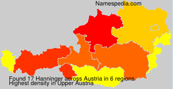 Surname Hanninger in Austria Surname Hanninger in Austria