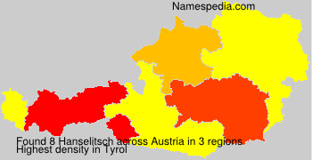 Surname Hanselitsch in Austria Surname Hanselitsch in Austria