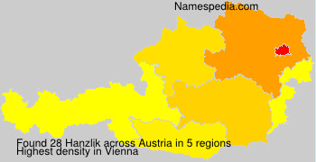 Surname Hanzlik in Austria Surname Hanzlik in Austria