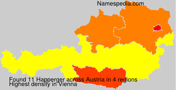 Surname Happerger in Austria Surname Happerger in Austria