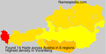 Surname Harle in Austria Surname Harle in Austria