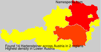 Surname Hartensteiner in Austria Surname Hartensteiner in Austria