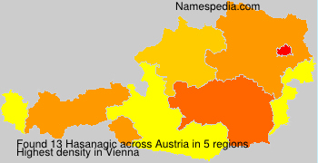 Surname Hasanagic in Austria Surname Hasanagic in Austria