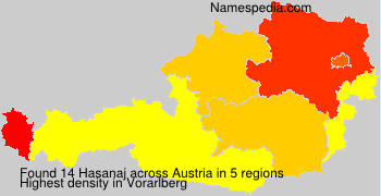 Surname Hasanaj in Austria Surname Hasanaj in Austria