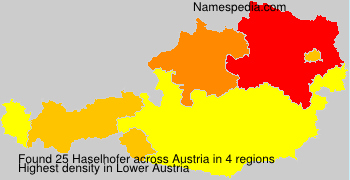Surname Haselhofer in Austria Surname Haselhofer in Austria