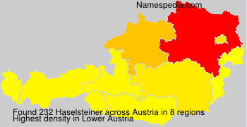Surname Haselsteiner in Austria Surname Haselsteiner in Austria